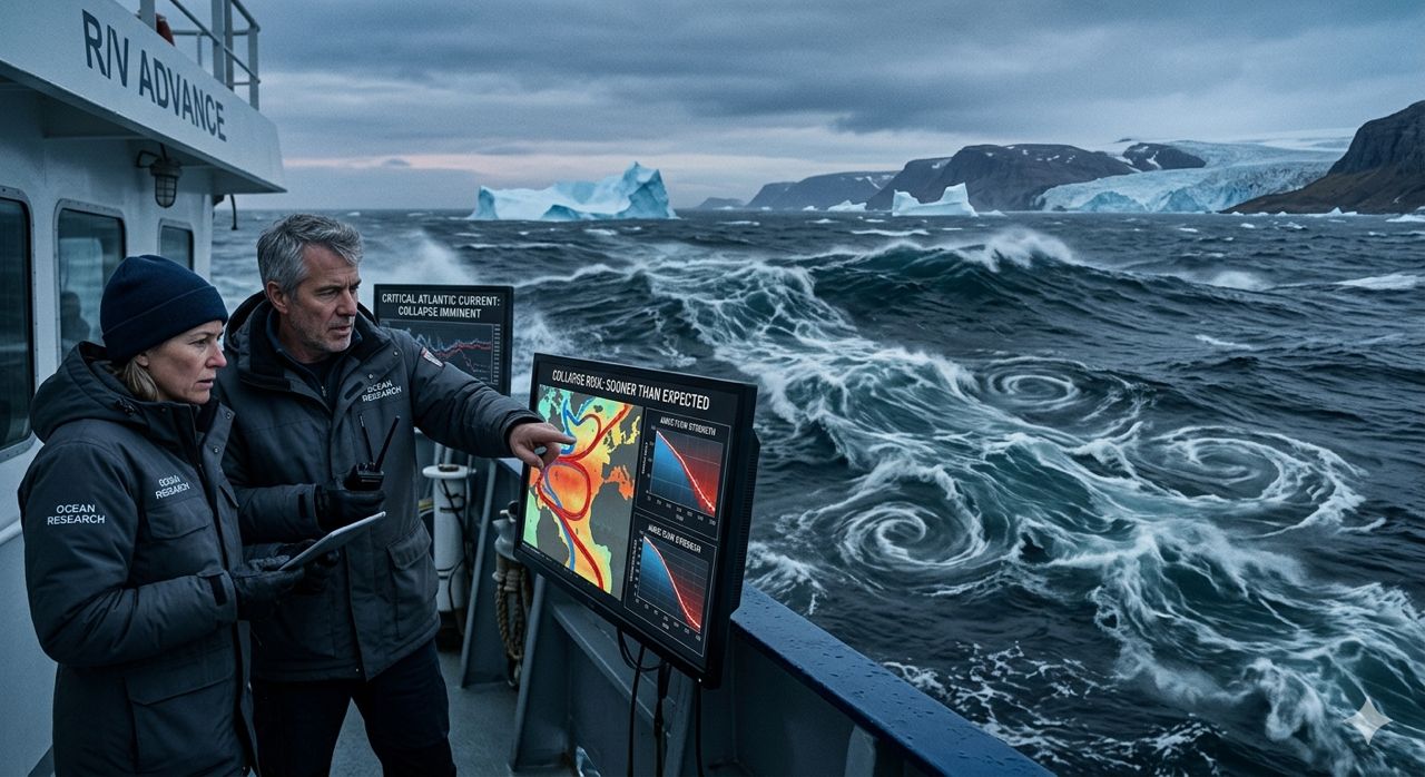 Scientists Warn Critical Atlantic Current Could Collapse Sooner Than Expected