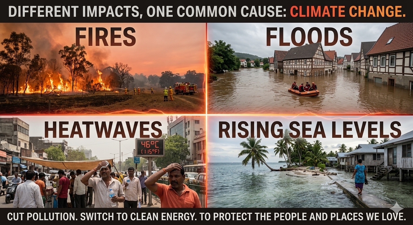 Climate Change: One Crisis, Many Consequences Across the Globe