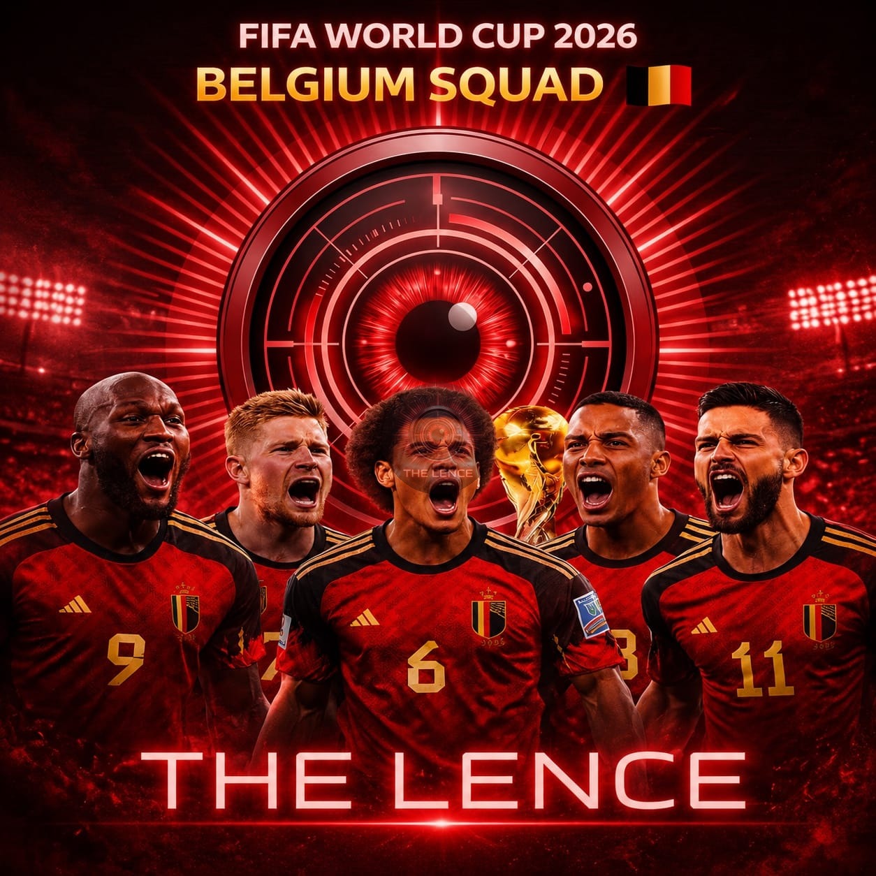 Belgium’s Squad for the 2026 FIFA World Cup