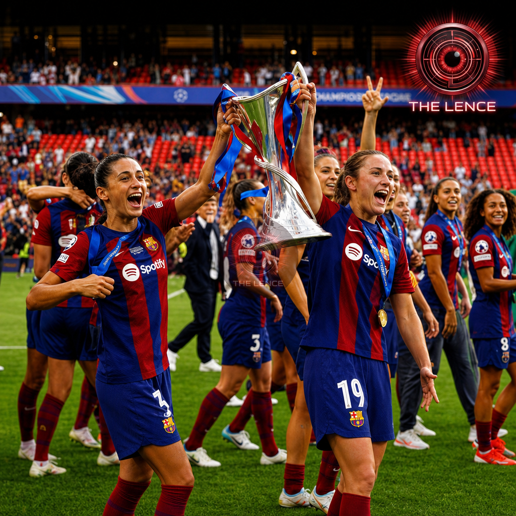 Barcelona women beat Lyon 4-0 to win fourth Champions League title