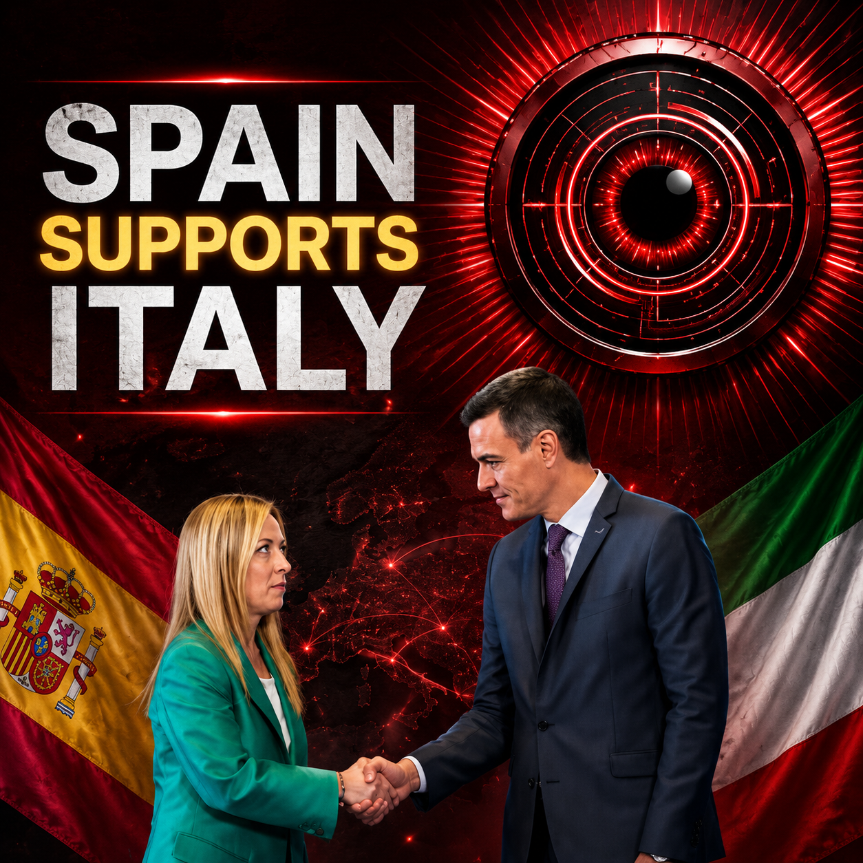Spain’s Sánchez Expresses Full Solidarity' with Meloni at EU Summit.