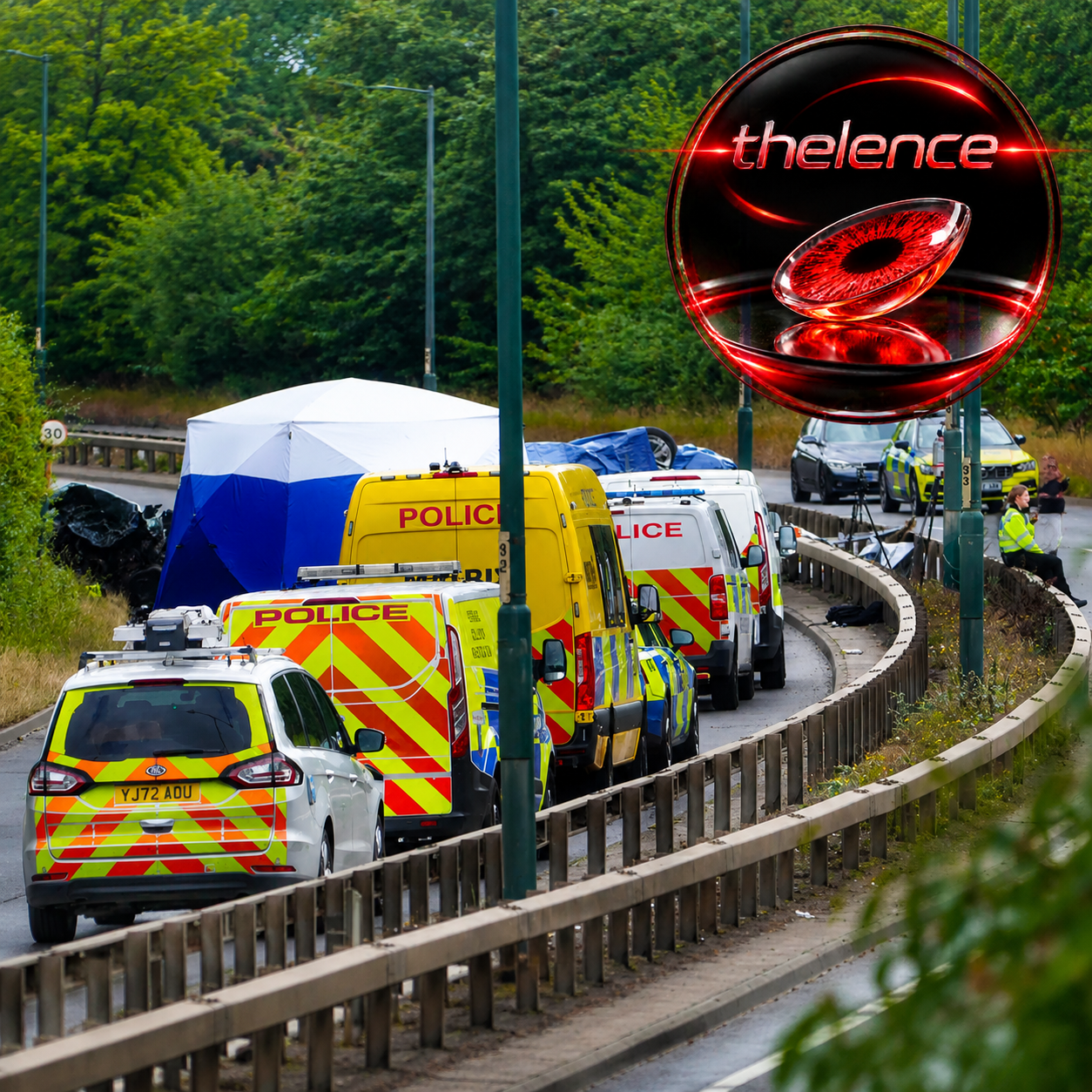 Tragic Wrong-Way Crash Claims Lives of Seven, Including Two Police Officers.