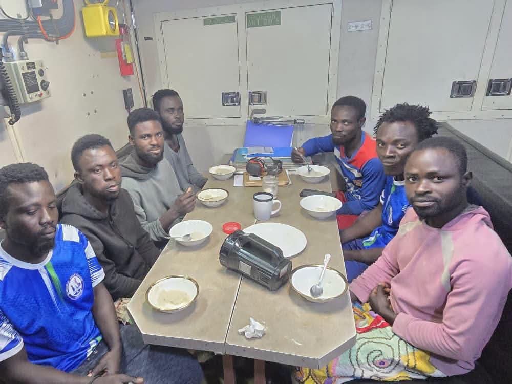 Seven Ghanaian fishermen rescued after going missing at sea